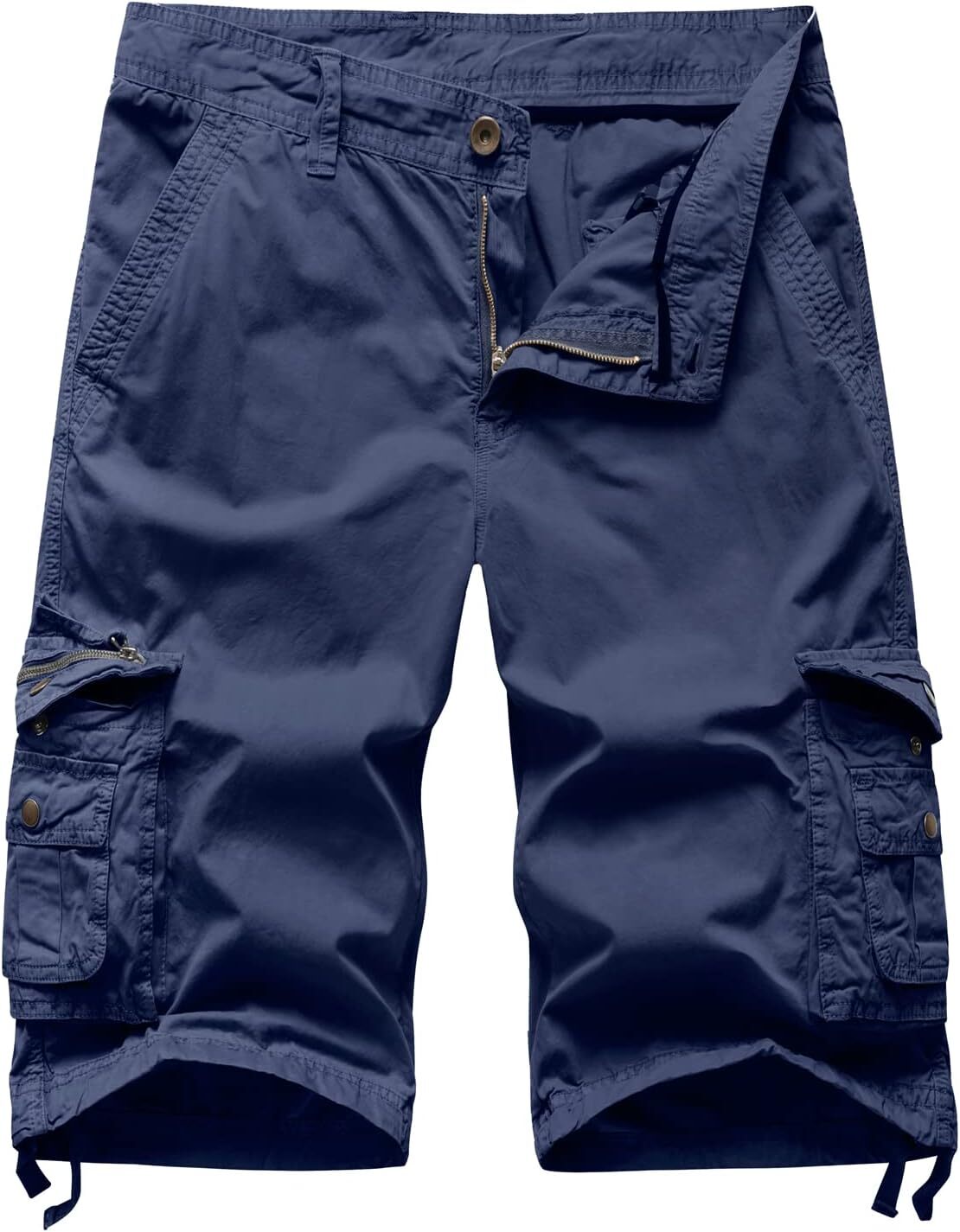 Men's Cargo Shorts Relaxed Fit Multi Pockets Twill Cotton Outdoor Camo Lightweig - Picture 27 of 33