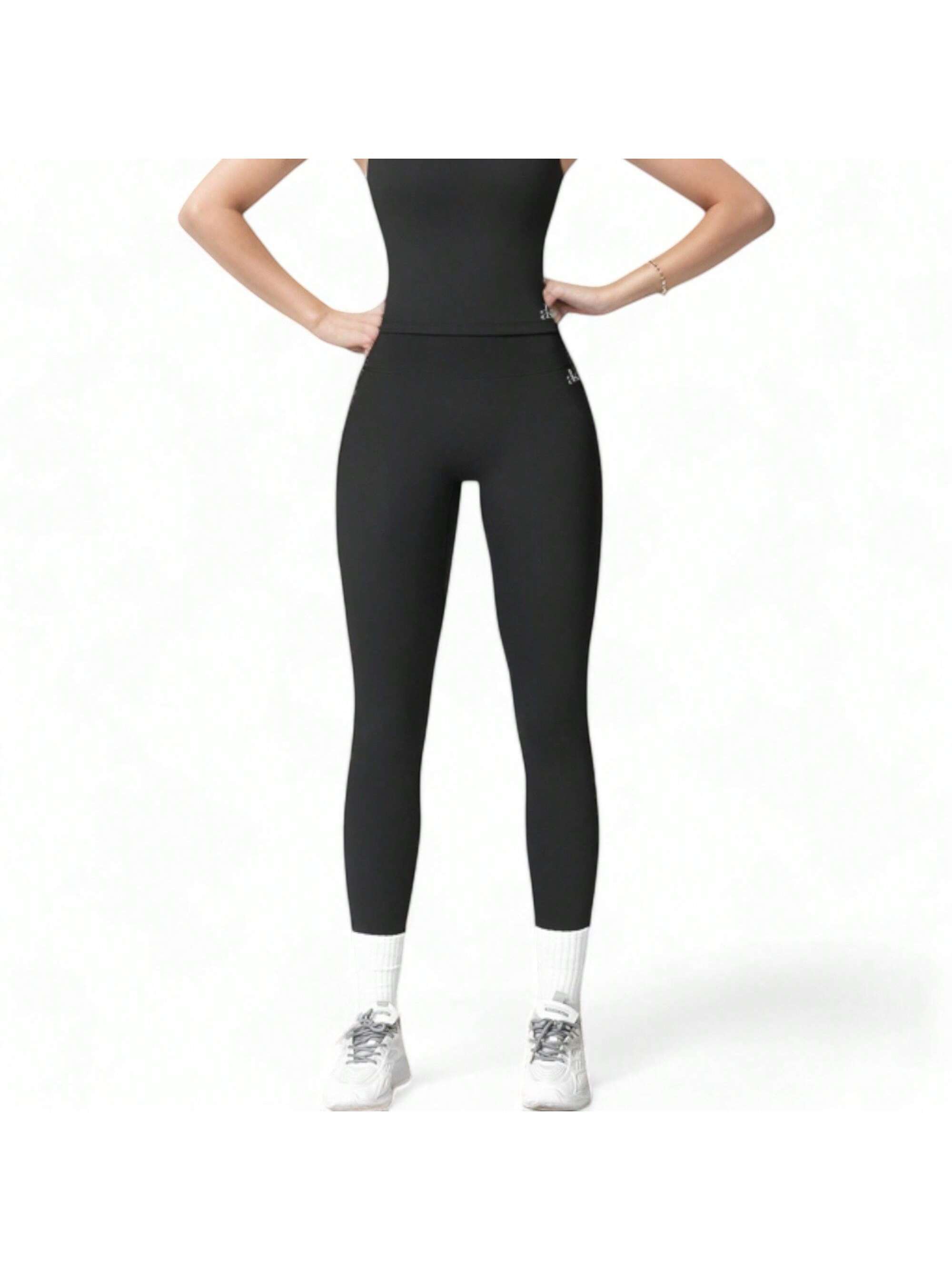 Women's High Waist Seamless Active Leggings With Elastic Waistband And Comfortab - Picture 28 of 28