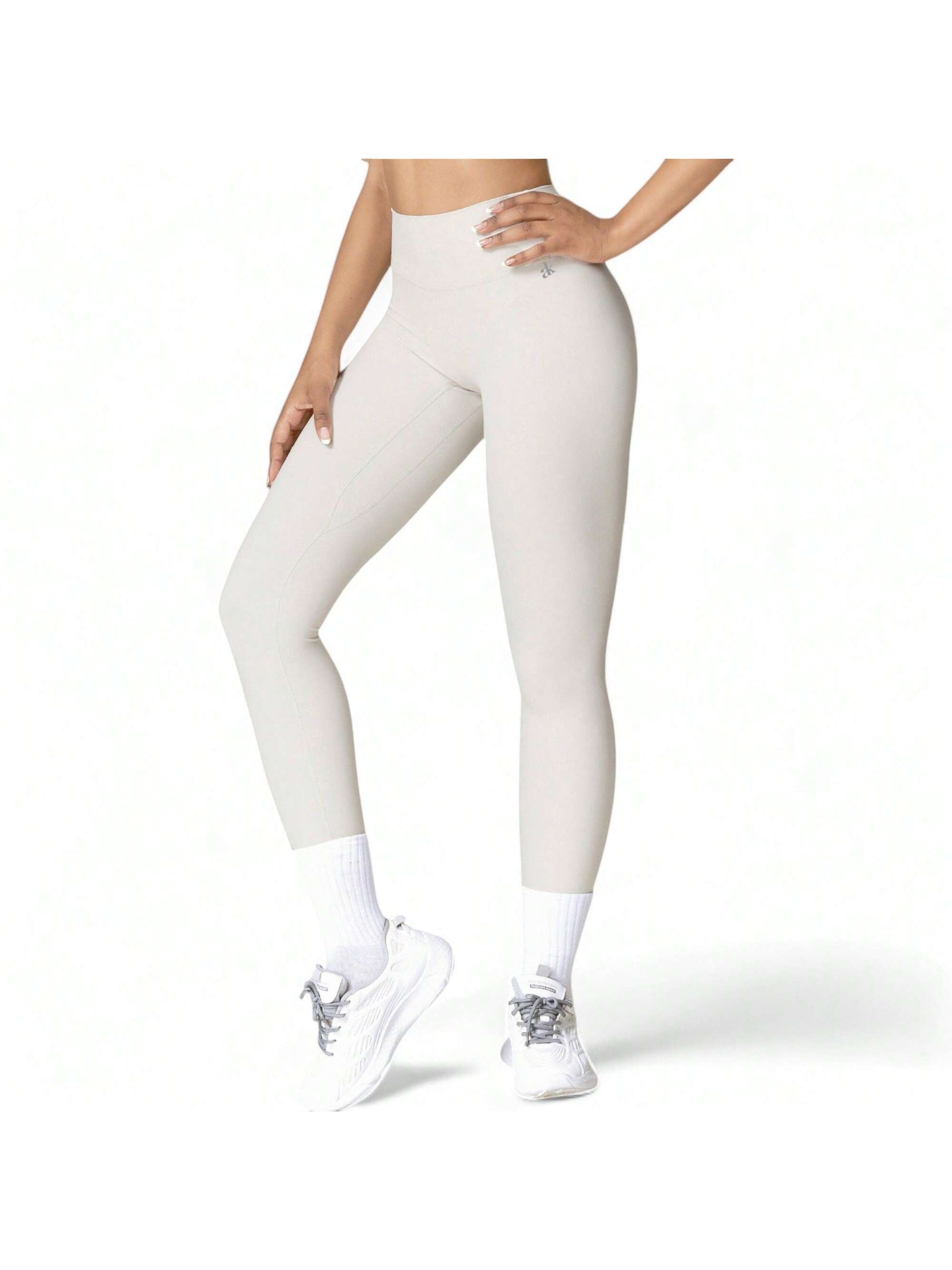 Women's High Waist Seamless Active Leggings With Elastic Waistband And Comfortab - Picture 26 of 28