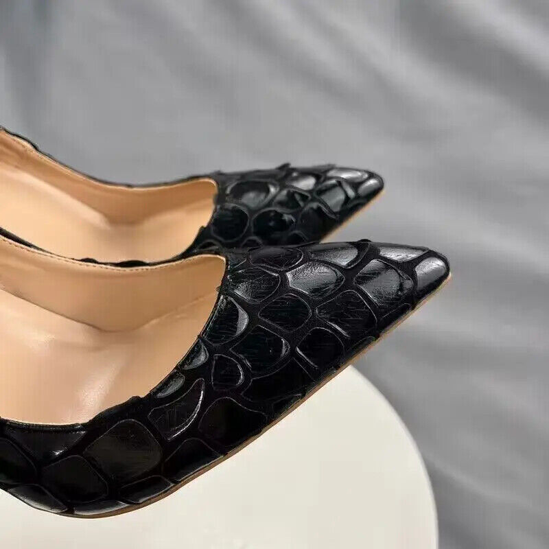Scarpe donna moda tacco alto a punta decolte sexy stiletto matrimonio festa - Foto 15 di 15