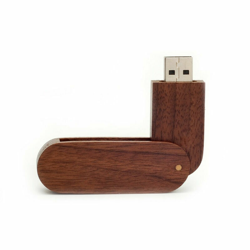 Unidad flash USB 3.0 giratoria de madera de 4 GB ~ 2 TB para PC portátil con caja de regalo - Imagen 24 de 31