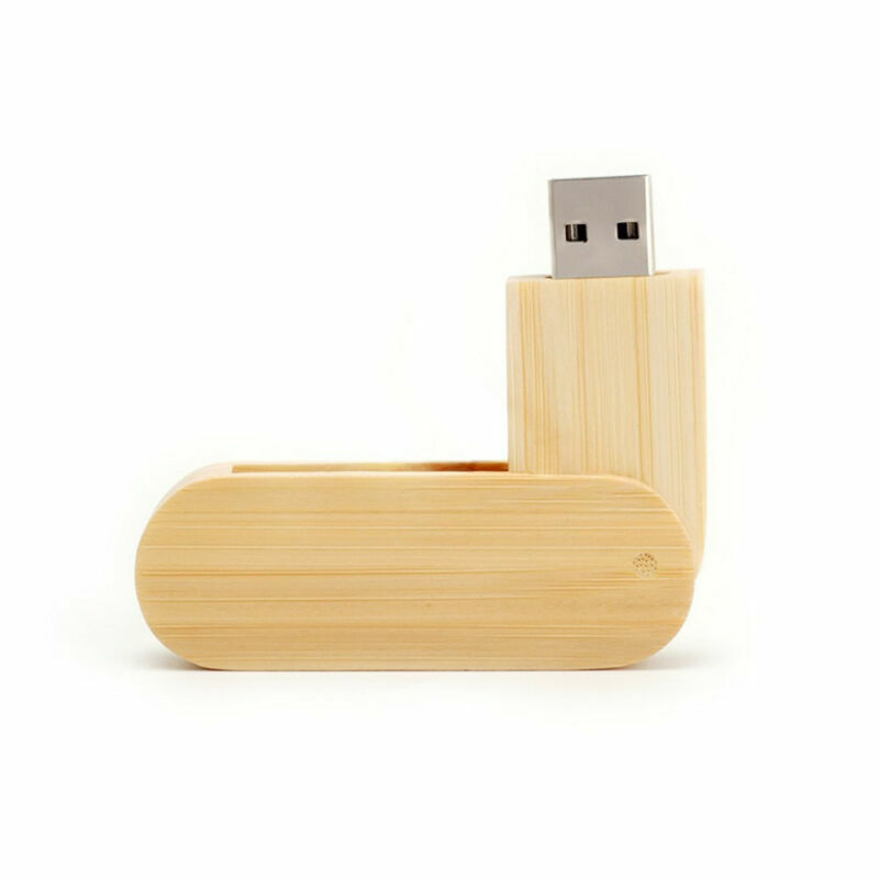 Unidad flash USB 3.0 giratoria de madera de 4 GB ~ 2 TB para PC portátil con caja de regalo - Imagen 26 de 31