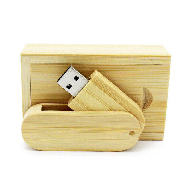 Unidad flash USB 3.0 giratoria de madera de 4 GB ~ 2 TB para PC portátil con caja de regalo - Imagen 31 de 31