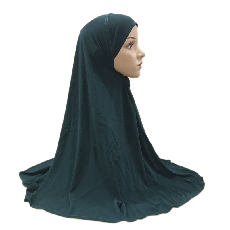 One Piece Amira Hijab Muslim Women Khimar Turban Islamic Head Scarf Wrap Shawl - Picture 28 of 29