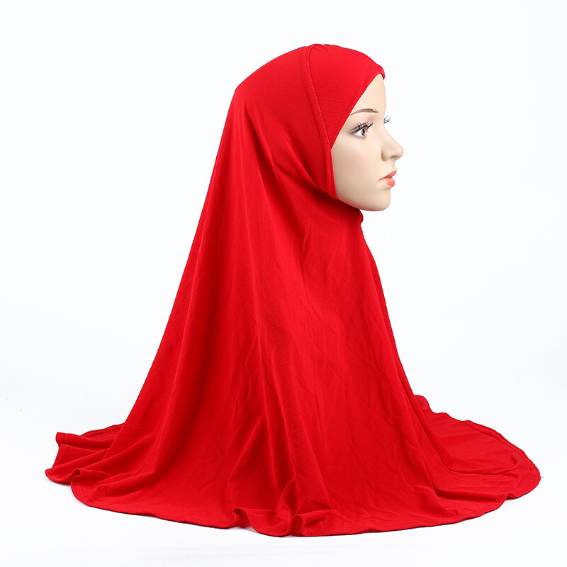 Muslim Full Cover Instant Hijab Headscarf Women Large Khimar Turban Scarf Shawl - Foto 15 di 29