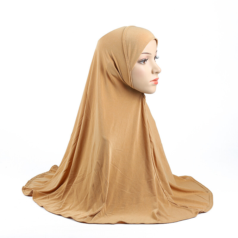 Muslim Full Cover Instant Hijab Headscarf Women Large Khimar Turban Scarf Shawl - Foto 22 di 29