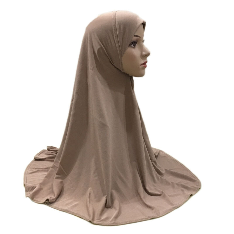 Muslim Full Cover Instant Hijab Headscarf Women Large Khimar Turban Scarf Shawl - Foto 27 di 29