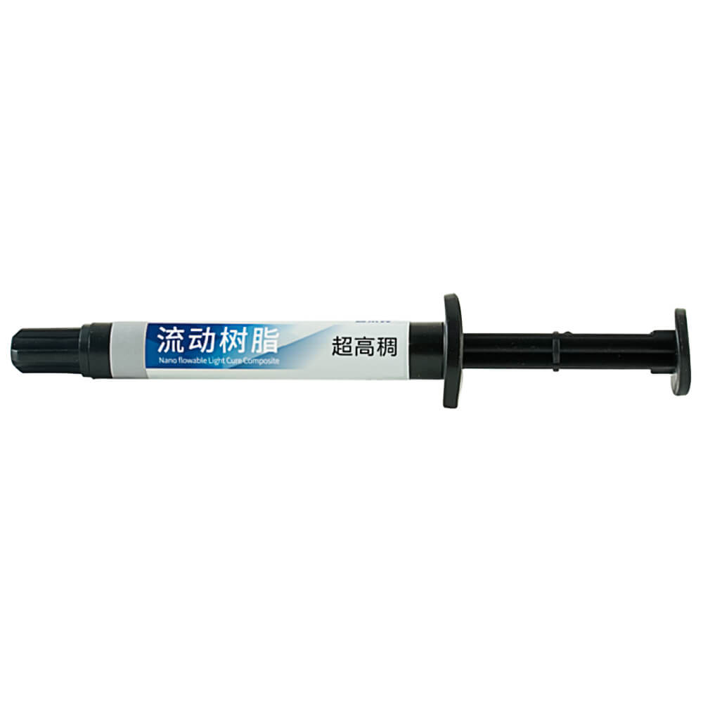 Super Low Flow Composite Resin, Light Cure, 4 Shades, 3g Syringe, for Dental Use
