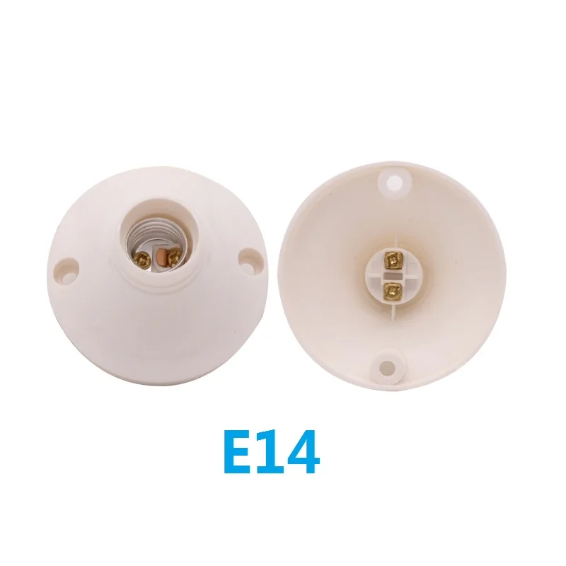 NUEVO Tornillo Base Lámpara E14 E27 B22 Soporte Lámpara Base Calcetín Bombilla E27 Socket Hol - Imagen 20 de 20