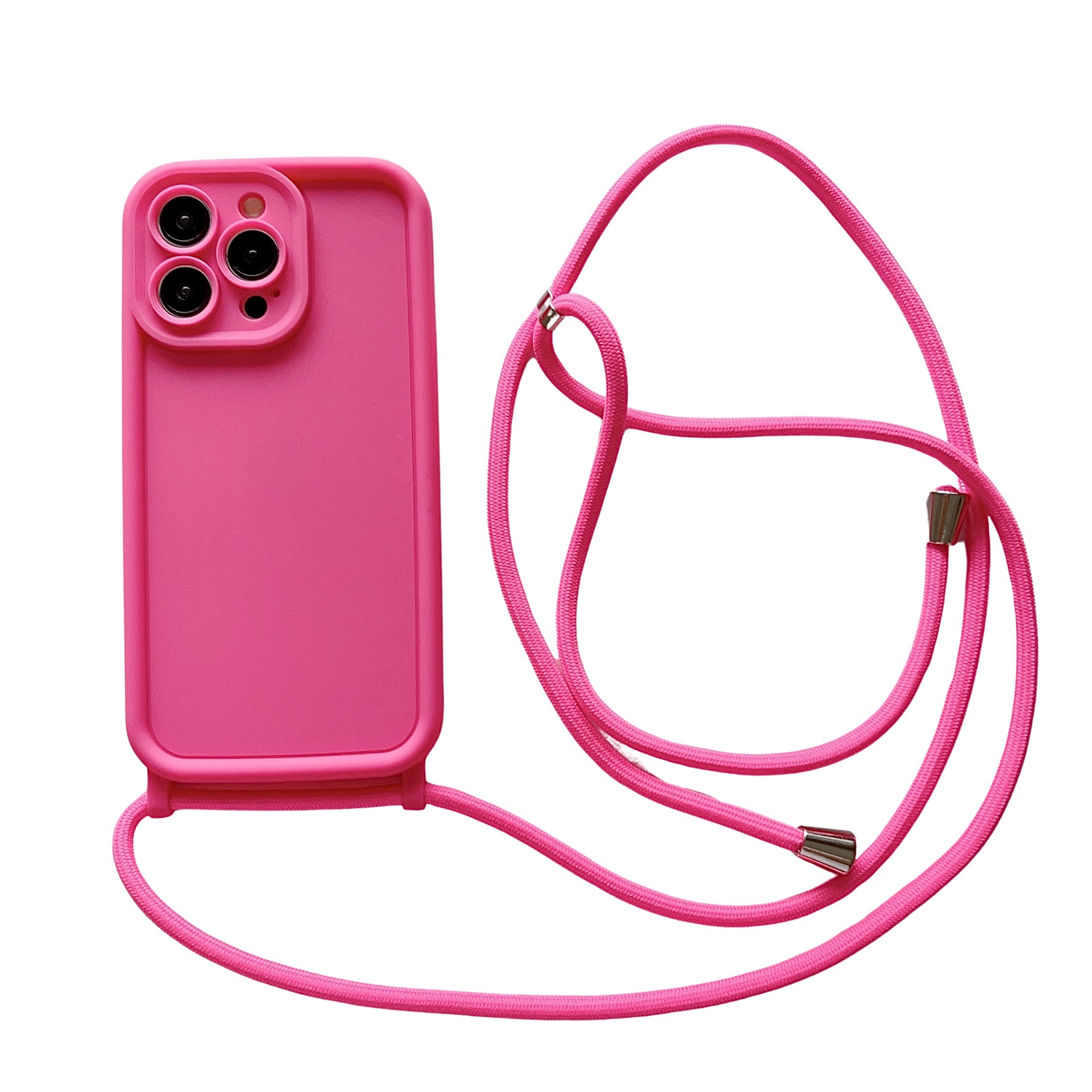 Neck Strap Lanyard Cover Solid Phone Case For iPhone XS 11/12/13/14/15/16promax - Picture 17 of 22