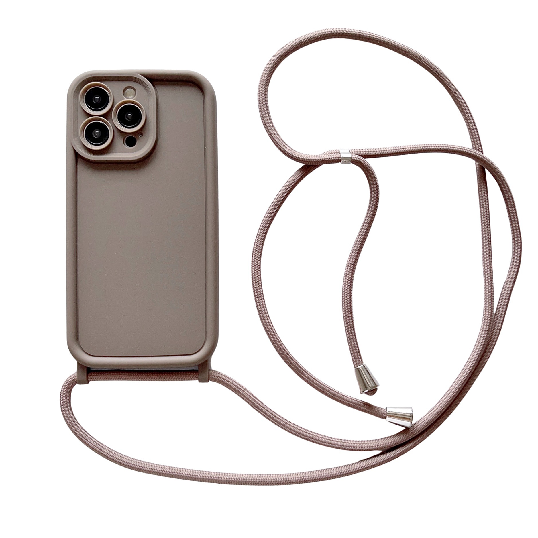 Neck Strap Lanyard Cover Solid Phone Case For iPhone XS 11/12/13/14/15/16promax - Picture 18 of 22