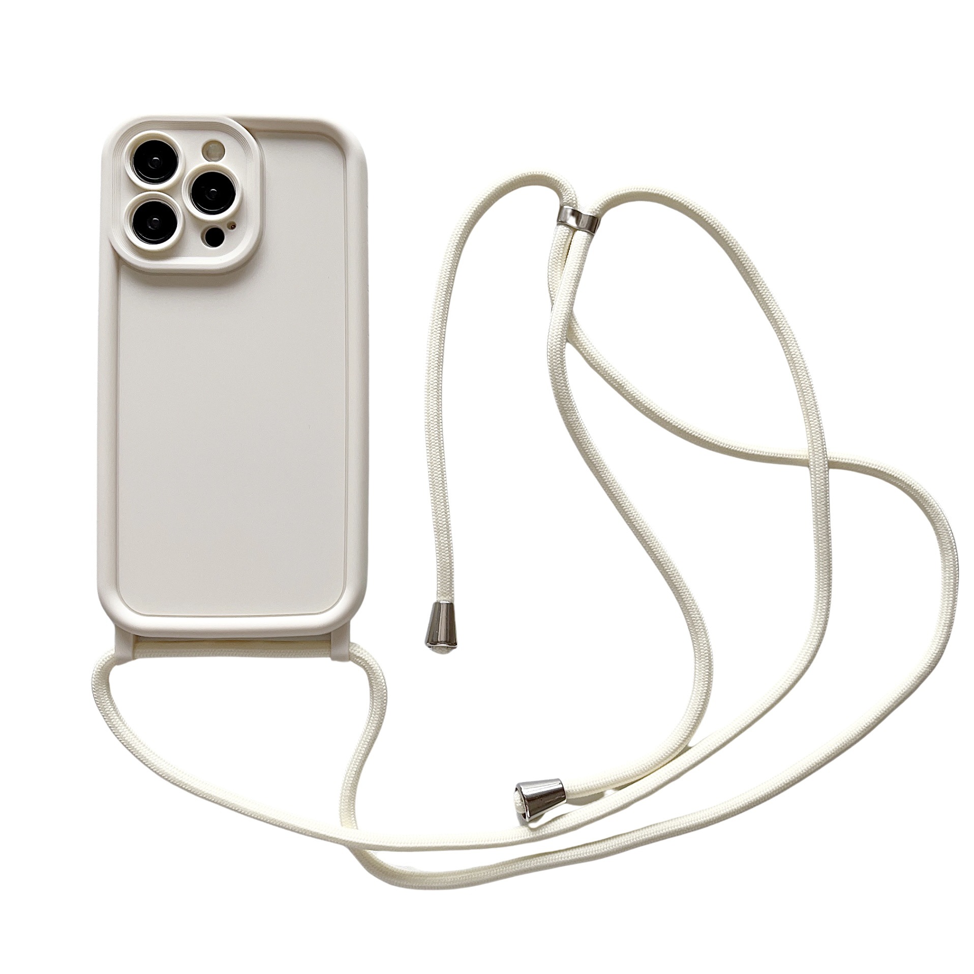 Neck Strap Lanyard Cover Solid Phone Case For iPhone XS 11/12/13/14/15/16promax - Picture 20 of 22