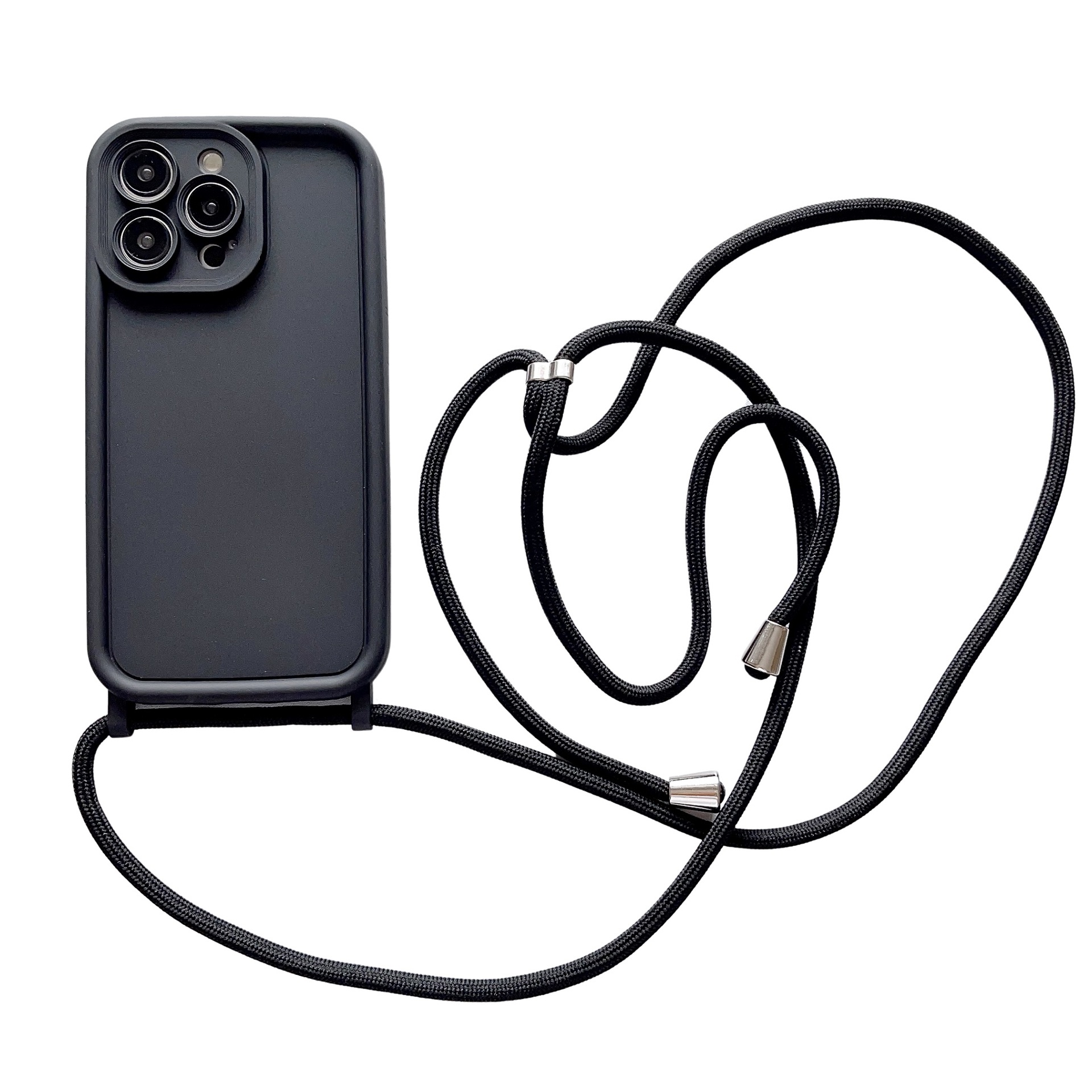 Neck Strap Lanyard Cover Solid Phone Case For iPhone XS 11/12/13/14/15/16promax - Picture 21 of 22