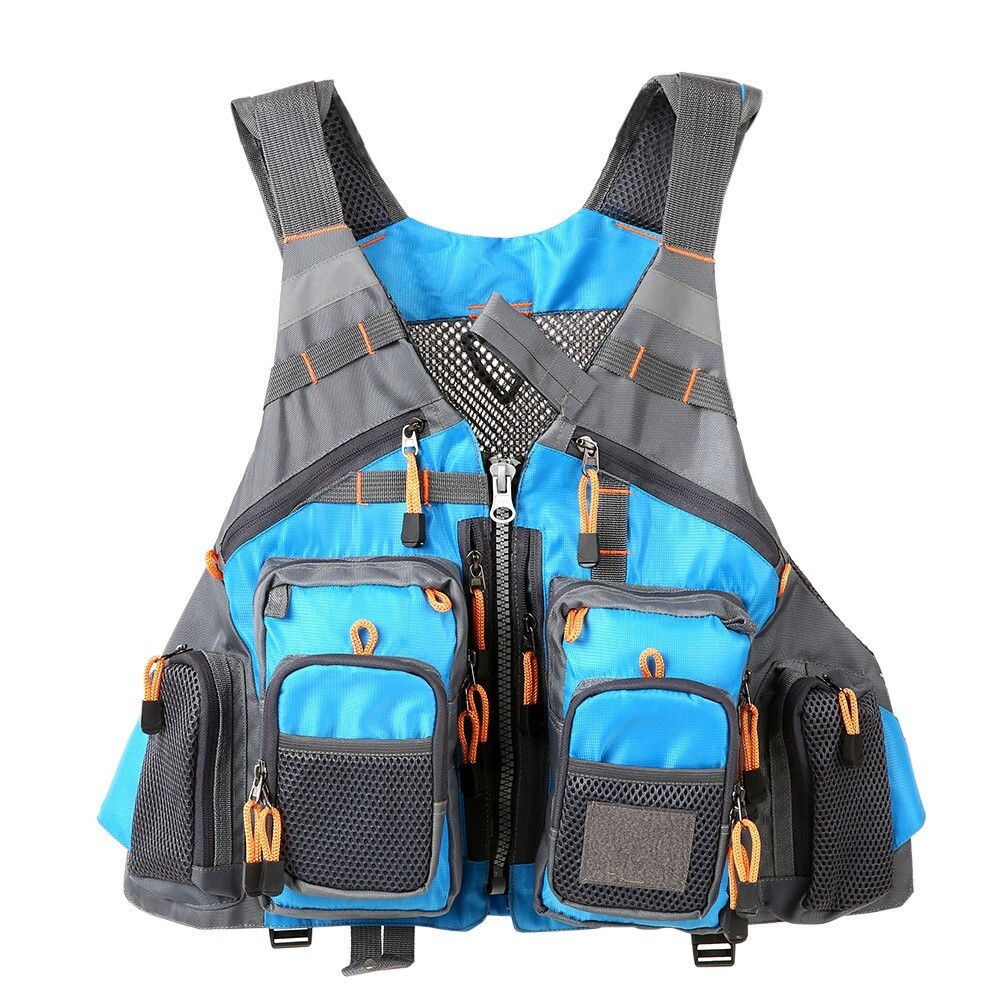 New fishing vest with breathable multiple pockets, flying fishing lure vest - Picture 14 of 17