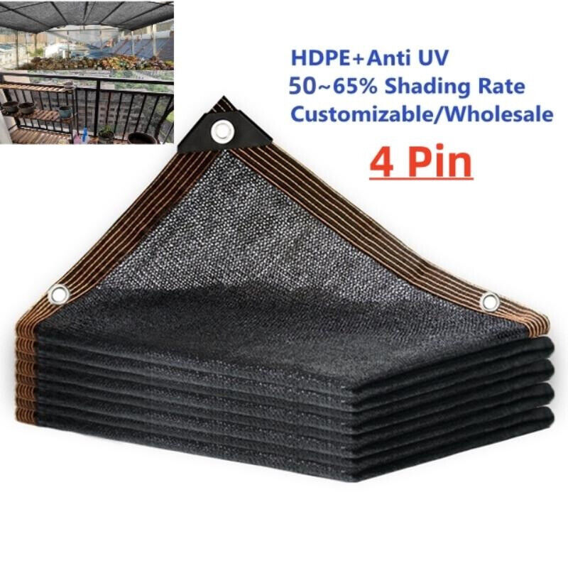 Sunblock Shade Cloth Sun Screen Mesh Plant Greenhouse Cover Tarp Sunshade UV Net