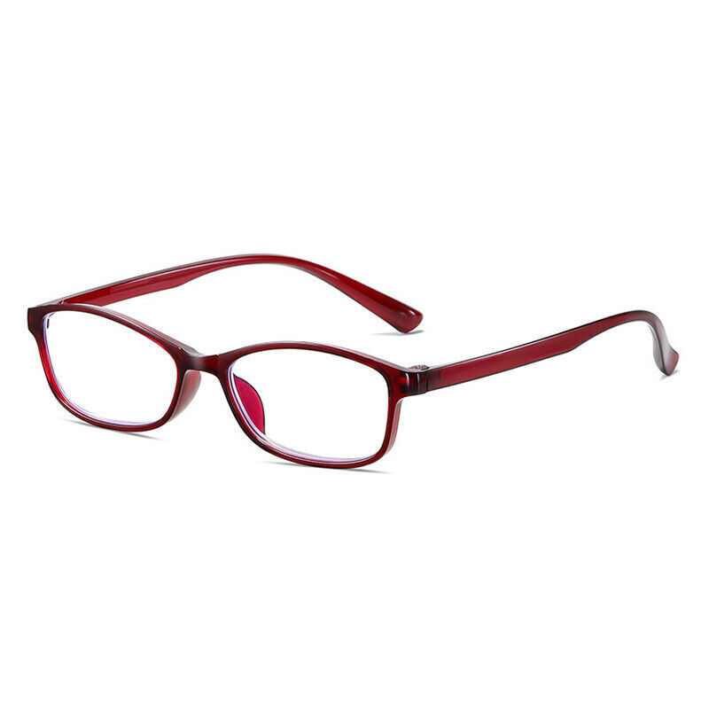 Unisex TR90 Anti-blue Light Square Reading Glasses Sport Reader Lightweight - Picture 16 of 16