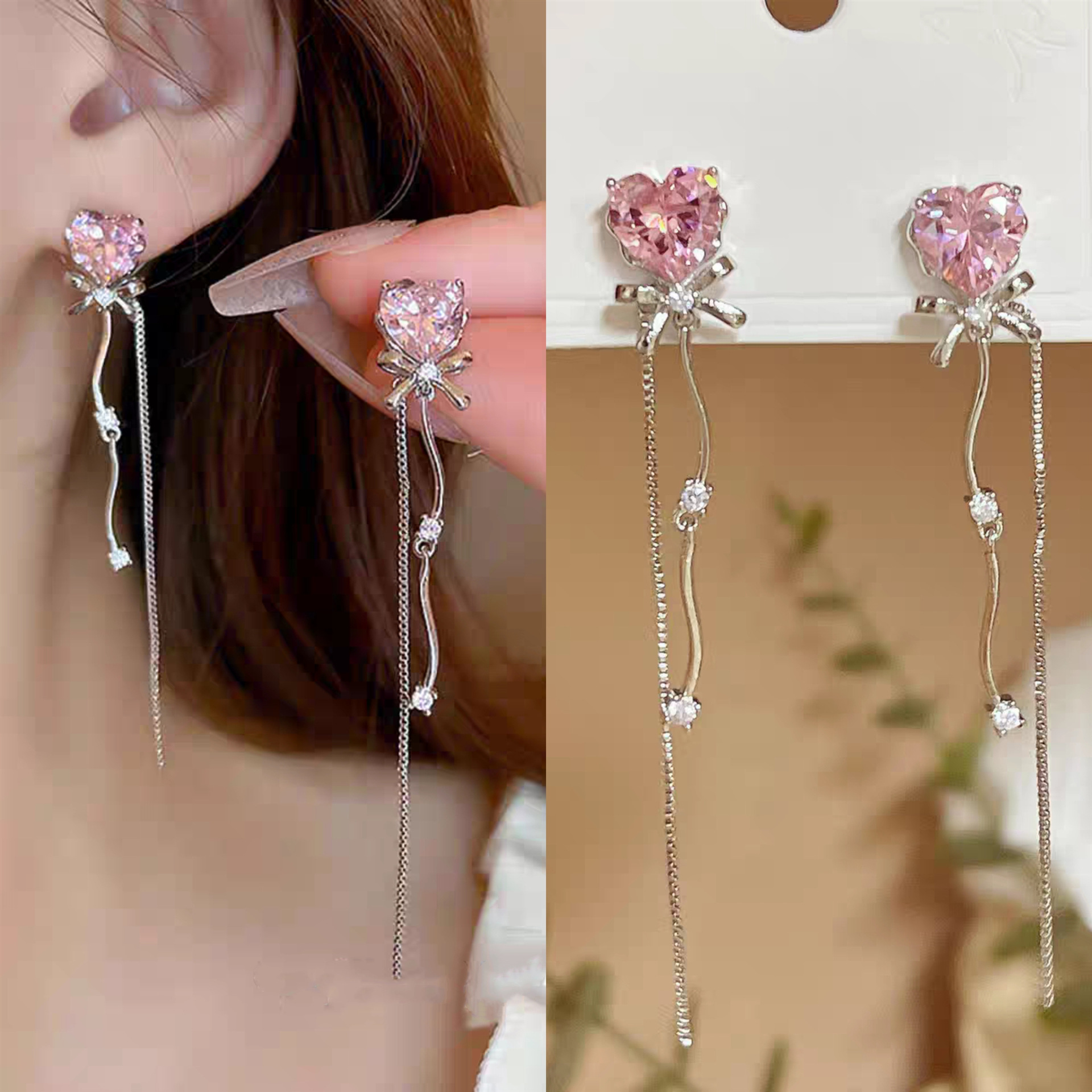 Golden Tassel Earrings for Women with Retro Temperament Ear Accessories - Picture 36 of 67