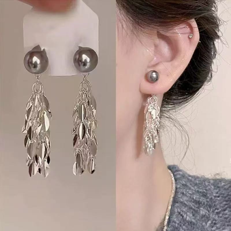 Golden Tassel Earrings for Women with Retro Temperament Ear Accessories - Picture 61 of 67