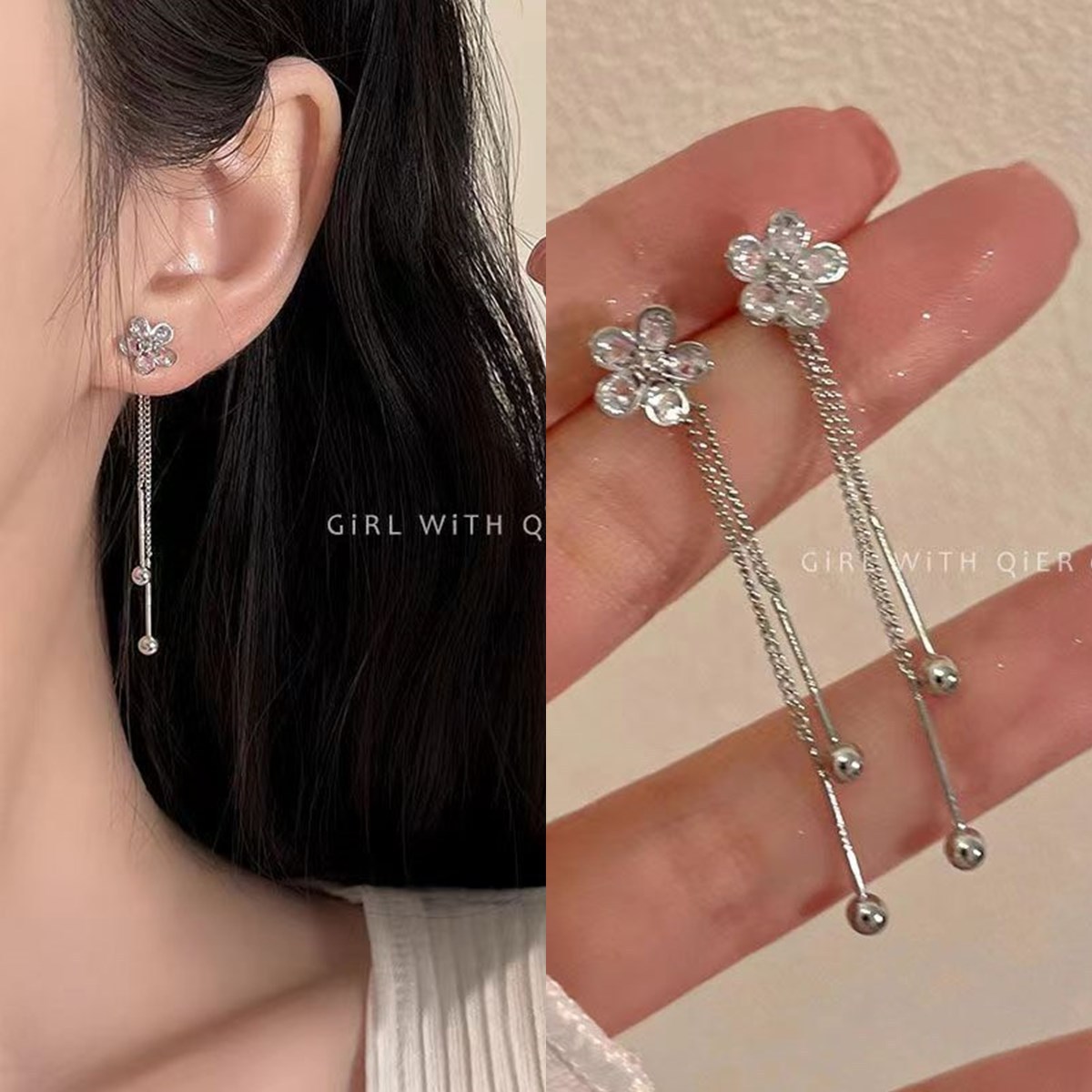 Golden Tassel Earrings for Women with Retro Temperament Ear Accessories - Picture 65 of 67