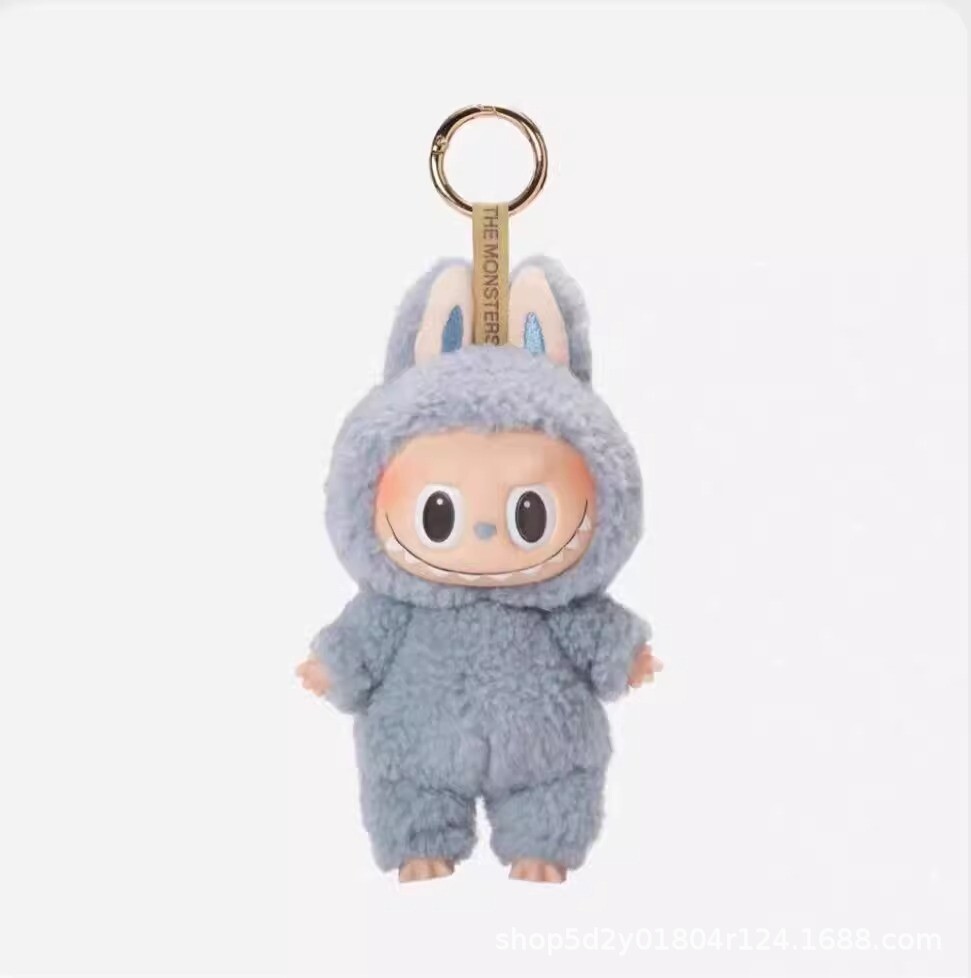 LABUBU The Monsters Etciting Macaron Plush Dolls Key Chain Toy Blind BoX Gifts