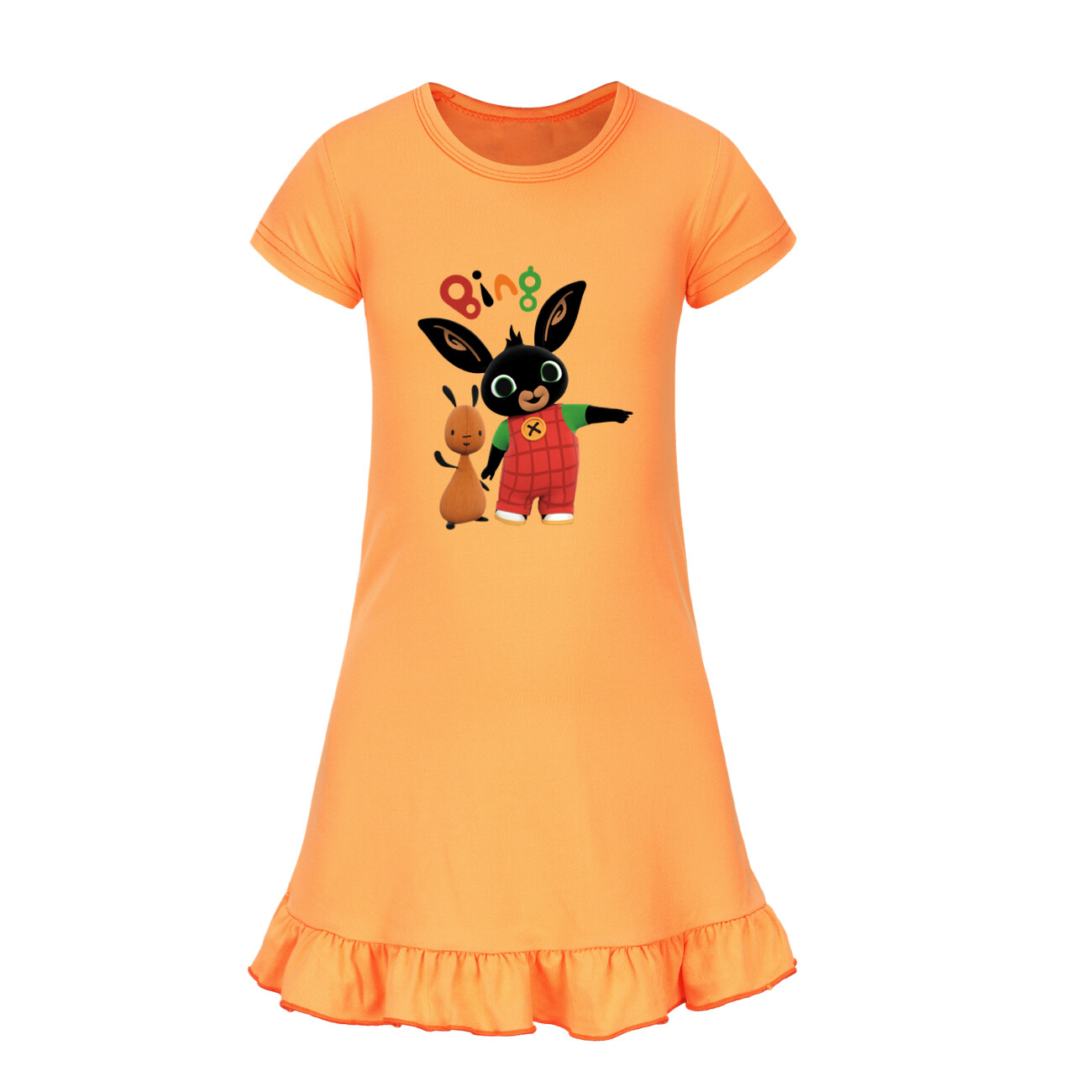 Girls Bing Rabbits Sleepwear Dress Kids Pyjamas Nightdress Nightwear Pjs 2-9Y UK - Picture 29 of 55