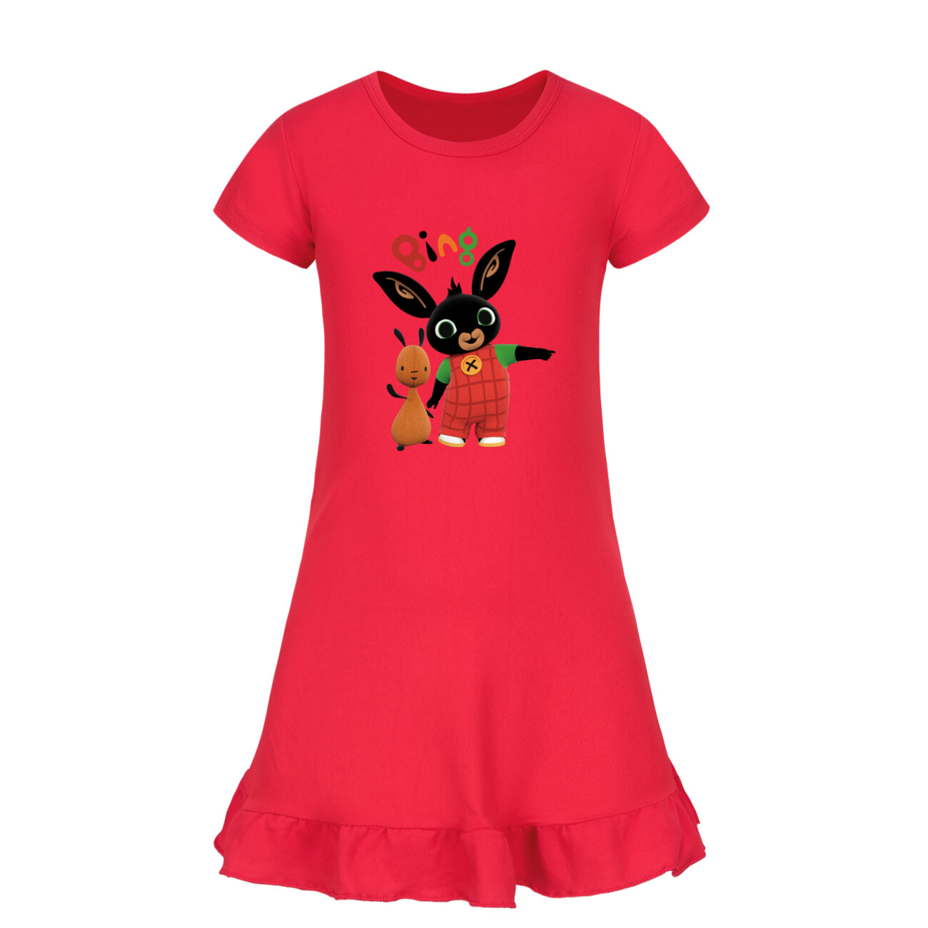 Girls Bing Rabbits Sleepwear Dress Kids Pyjamas Nightdress Nightwear Pjs 2-9Y UK - Picture 31 of 55