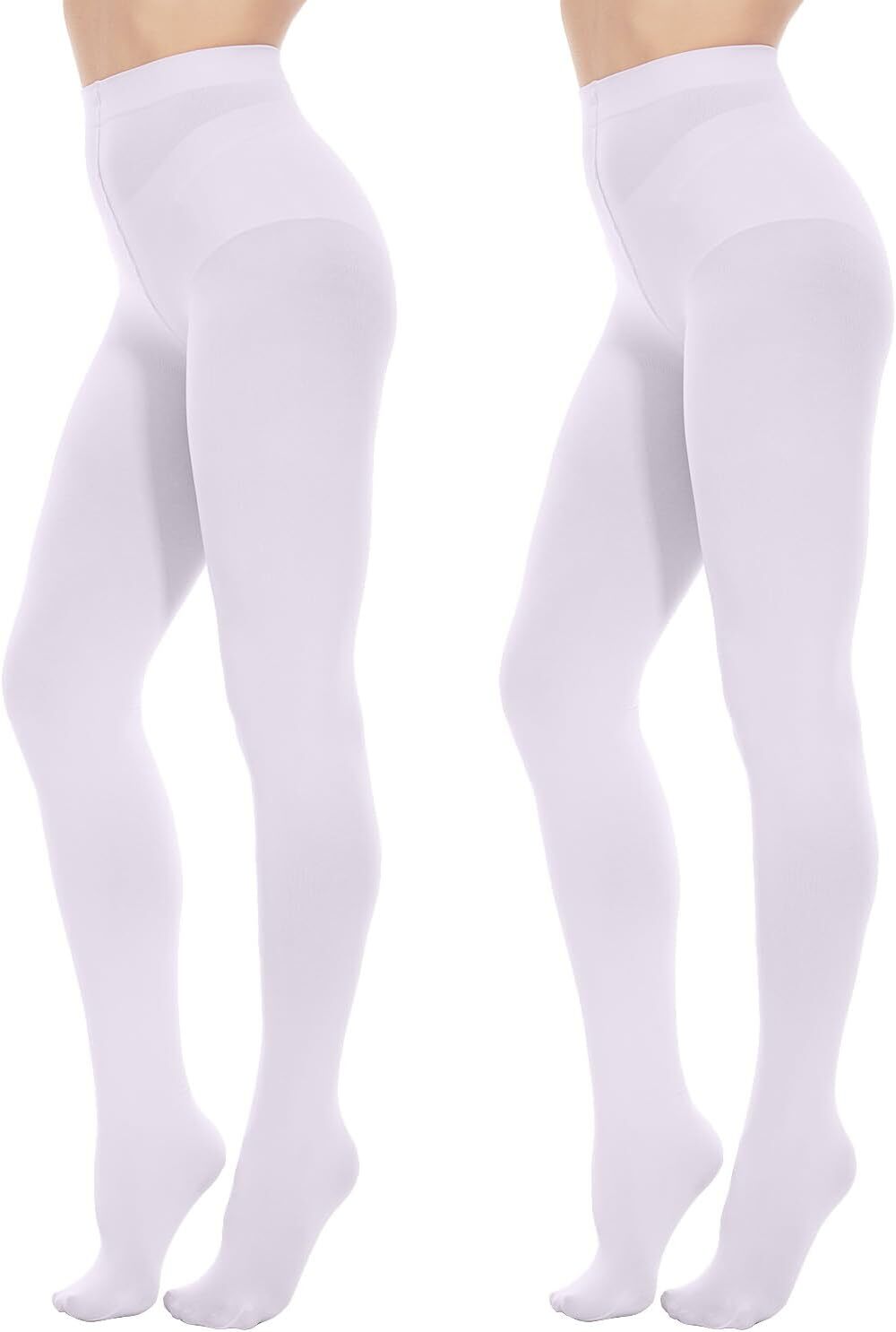 Opaque Tights for Women – 80D Tummy Compression Control Top Pantyhose - Picture 29 of 64
