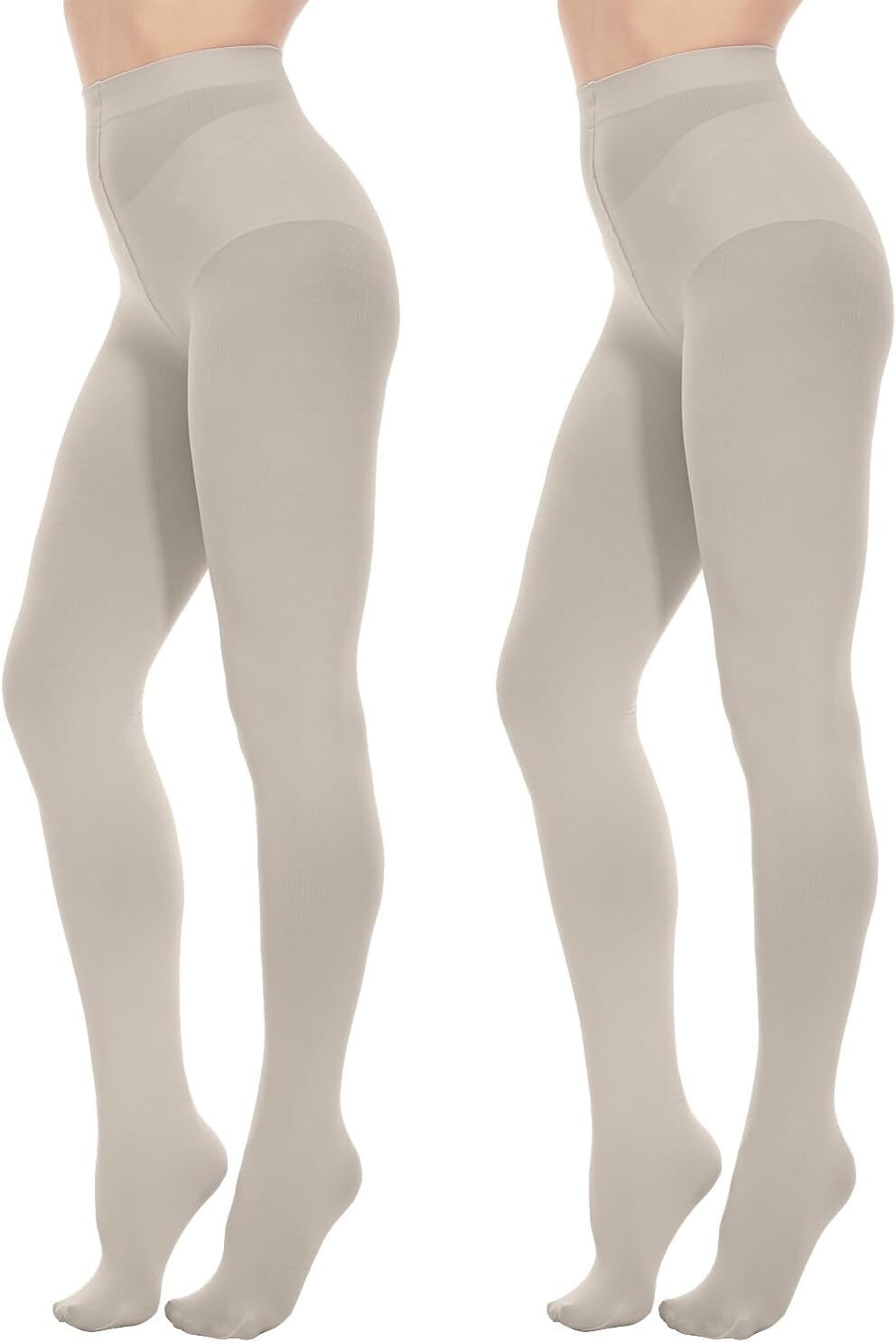 Opaque Tights for Women – 80D Tummy Compression Control Top Pantyhose - Picture 47 of 64