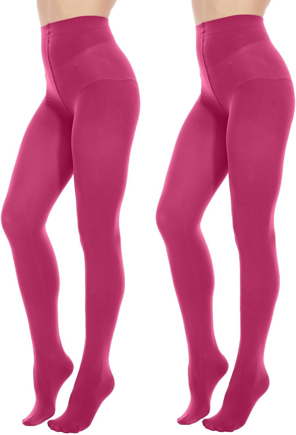 Opaque Tights for Women – 80D Tummy Compression Control Top Pantyhose - Picture 60 of 64