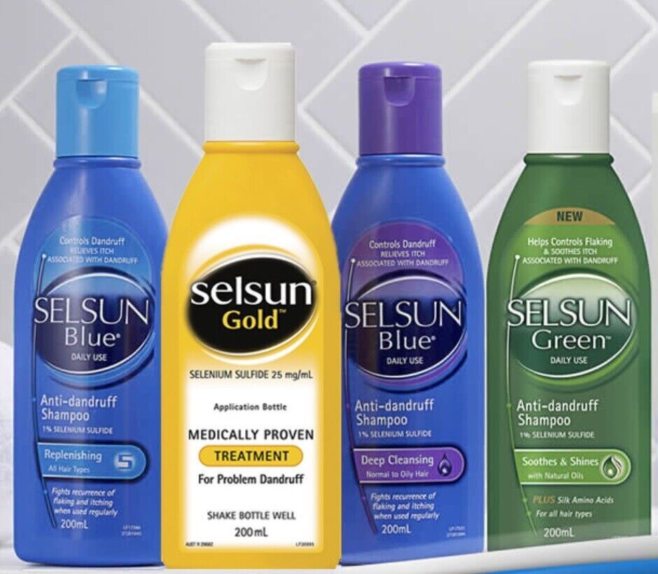 2X SELSUN Gold Anti-Dandruff Shampoo 200mL Deep Cleansing Selenium Sulfide 2.5% - Bild 12 von 14