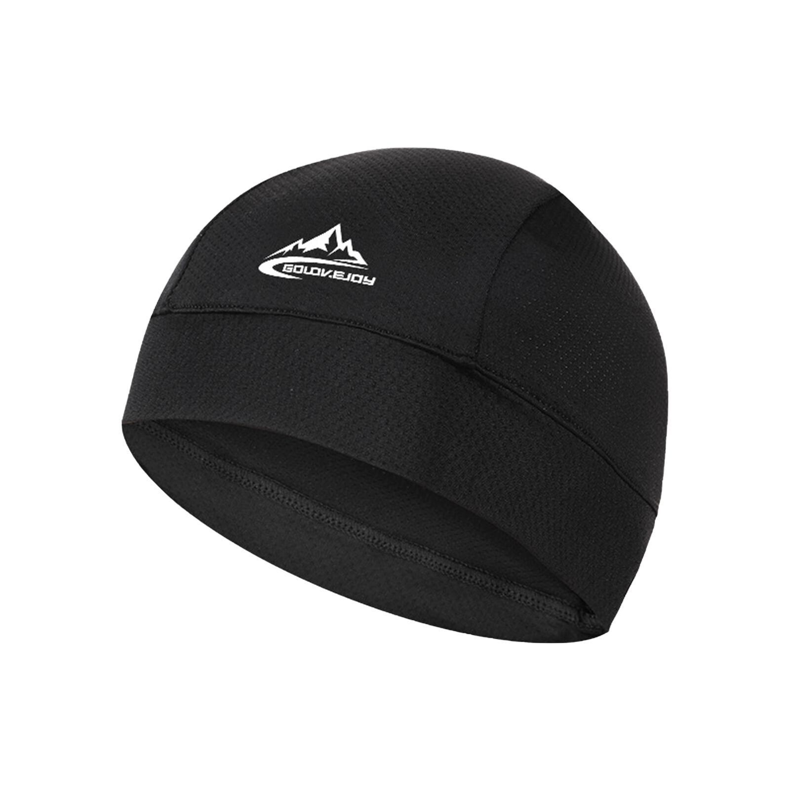Cooling Bald Dome Skull Cap Helmet Liner Sport Beanie Hat Moisture Sweat Wicking