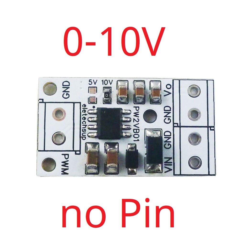 Convertidor PWM a DAC Entrada Pulso Señal Salida 0-5V/0-10V Voltaje Analógico para Ard - Imagen 8 de 10