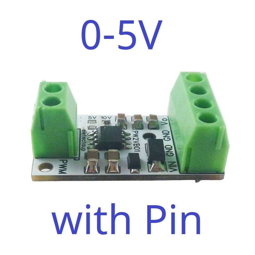 Convertidor PWM a DAC Entrada Pulso Señal Salida 0-5V/0-10V Voltaje Analógico para Ard - Imagen 9 de 10