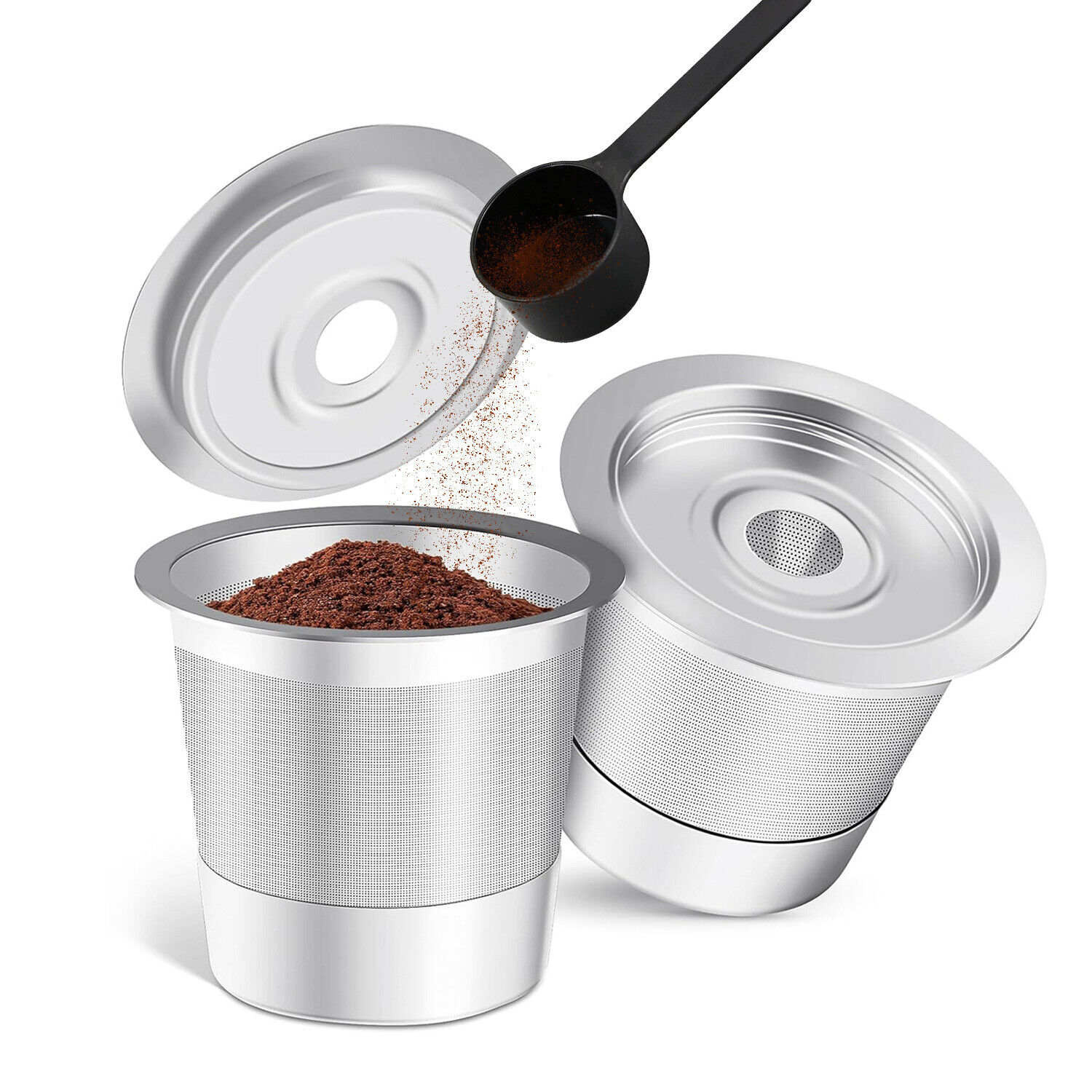 Cafissimo wiederverwendbares Kaffeekapsel-Filter Kit aus Edelstahl - Bild 14 von 14