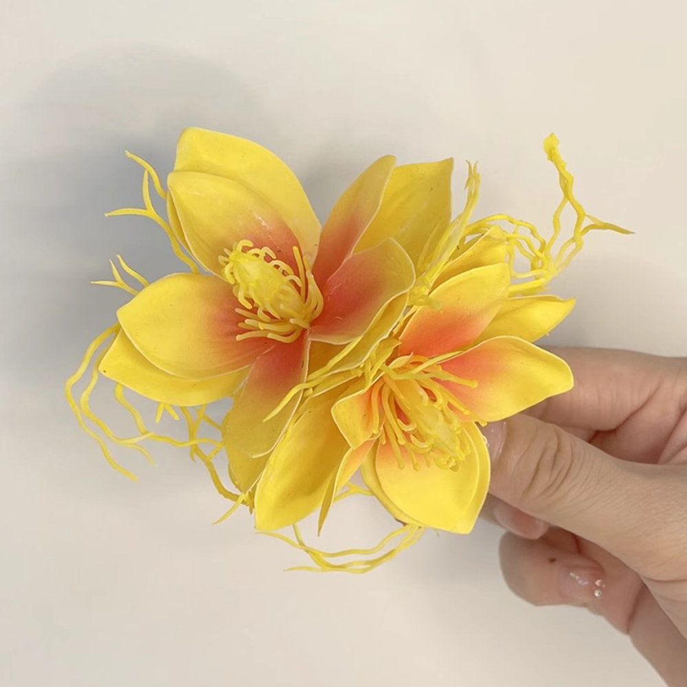 Lila Jasmin Blumen Haarspange Für Hochzeiten Und Partys Vielseitig Damenacc - Foto 24 di 26