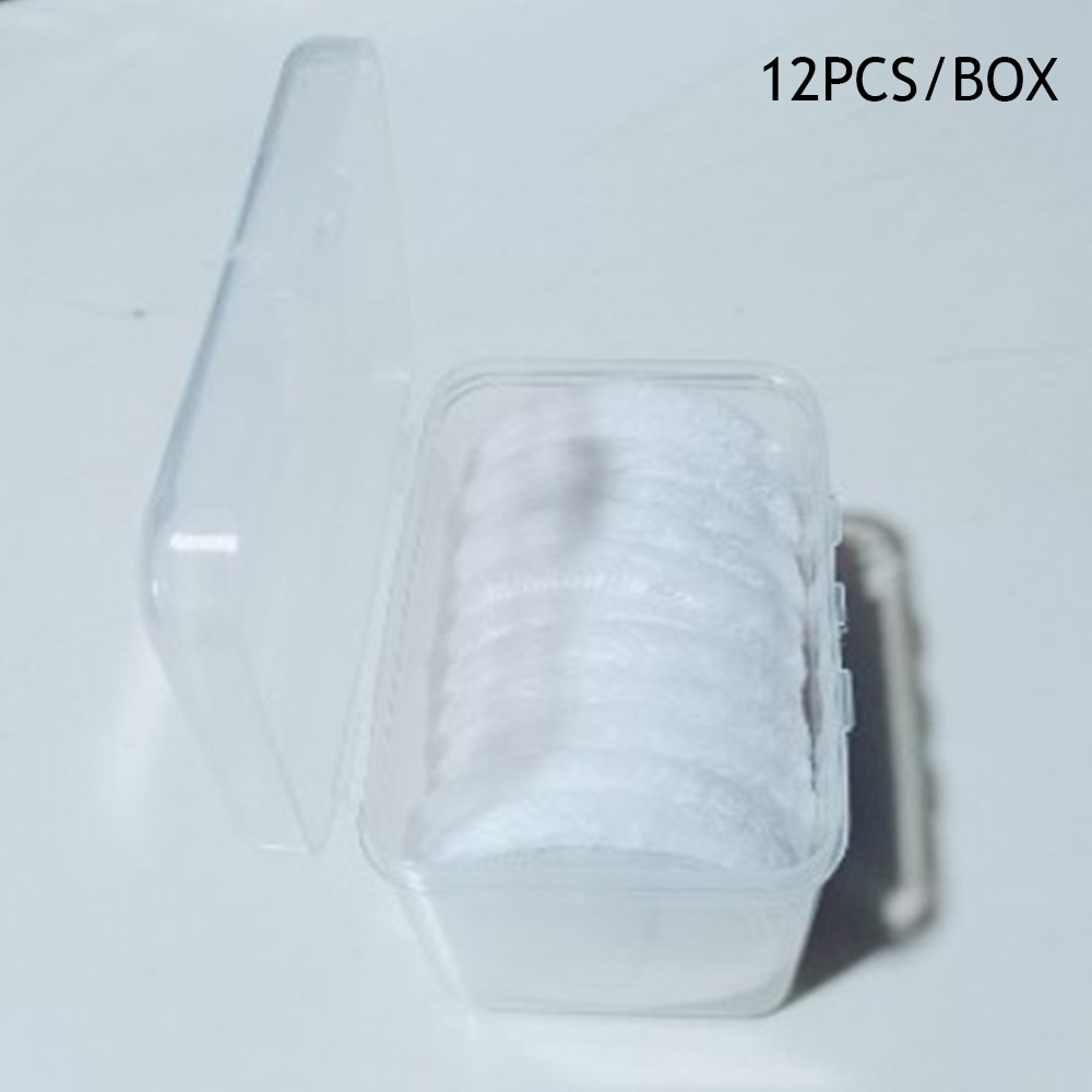 12 Piezas Algodón Polvo Puffs Con Cinta Para Maquillaje Suave Y Ligero - Imagen 24 de 24