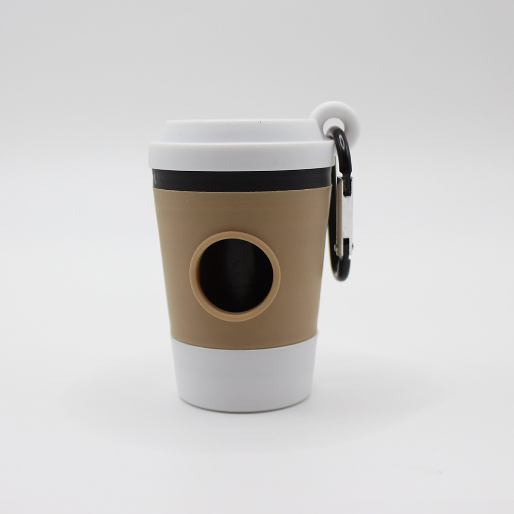 Portabolsas para excrementos de perro en diseño de tazas de café portátil ligero para caminar?nge - Imagen 25 de 26