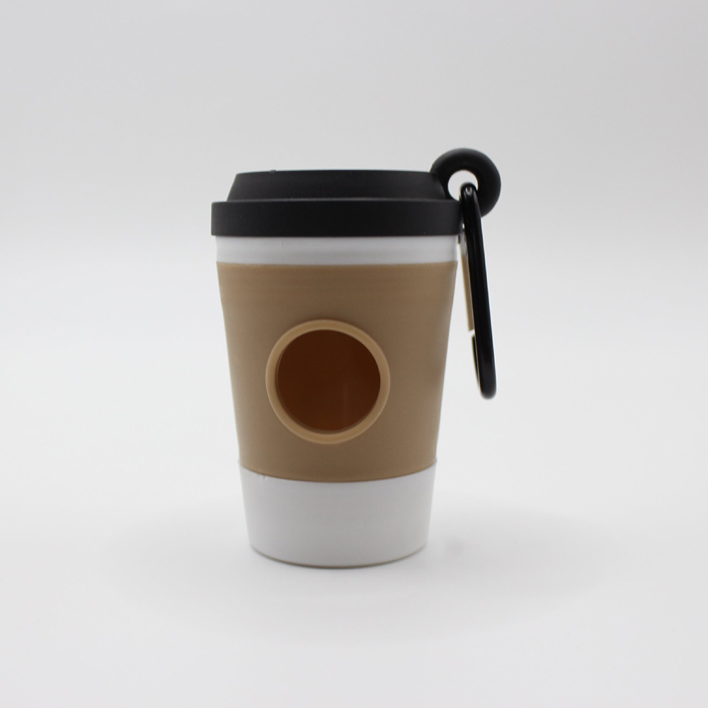 Portabolsas para excrementos de perro en diseño de tazas de café portátil ligero para caminar?nge - Imagen 26 de 26