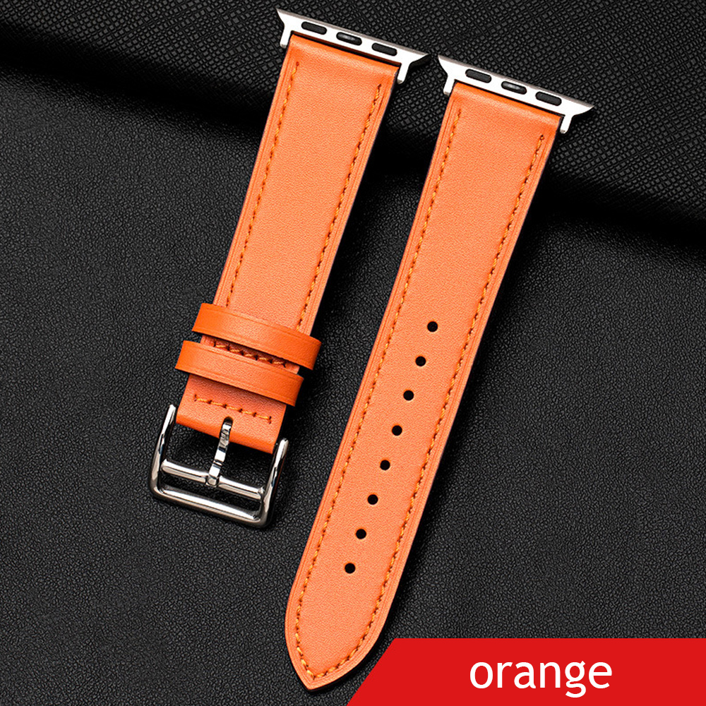 Correa de cuero para Apple Watch serie 2 3 4 5 6 7 SE resistente al agua deportivo - Imagen 25 de 38