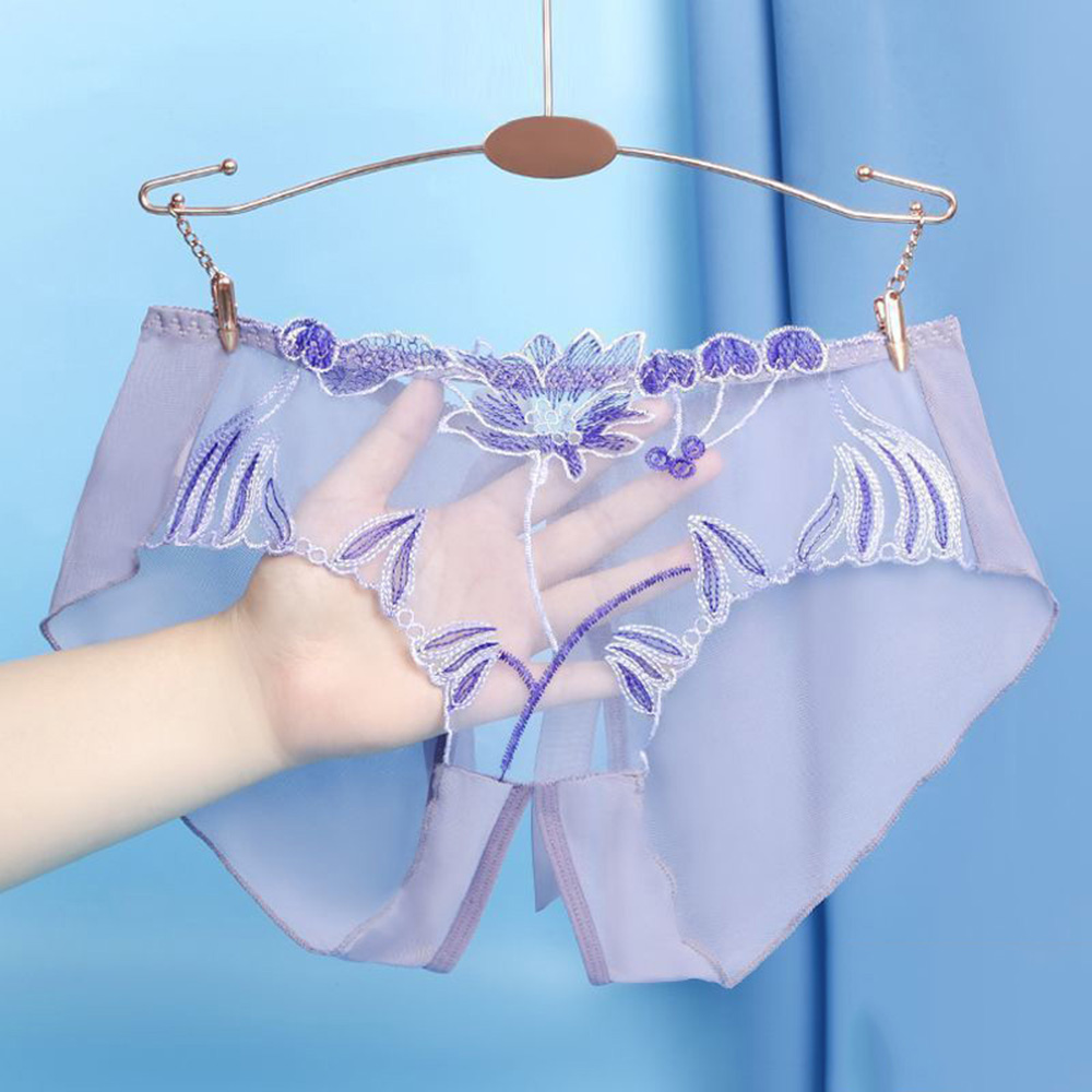 Sexy Braguita de Encaje Mujer Con Paso Abierto En 8 Colores Cintura Baja - Imagen 48 de 55