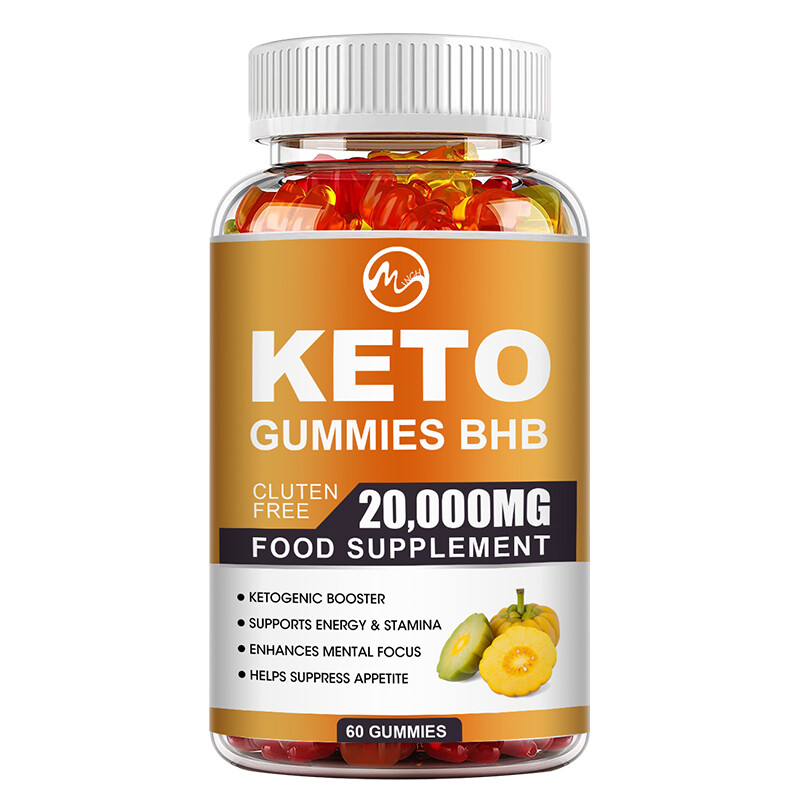 Keto BHB Gummies 20000MG Apple Cider Vinegar Fat Burner Weight Loss Supplement