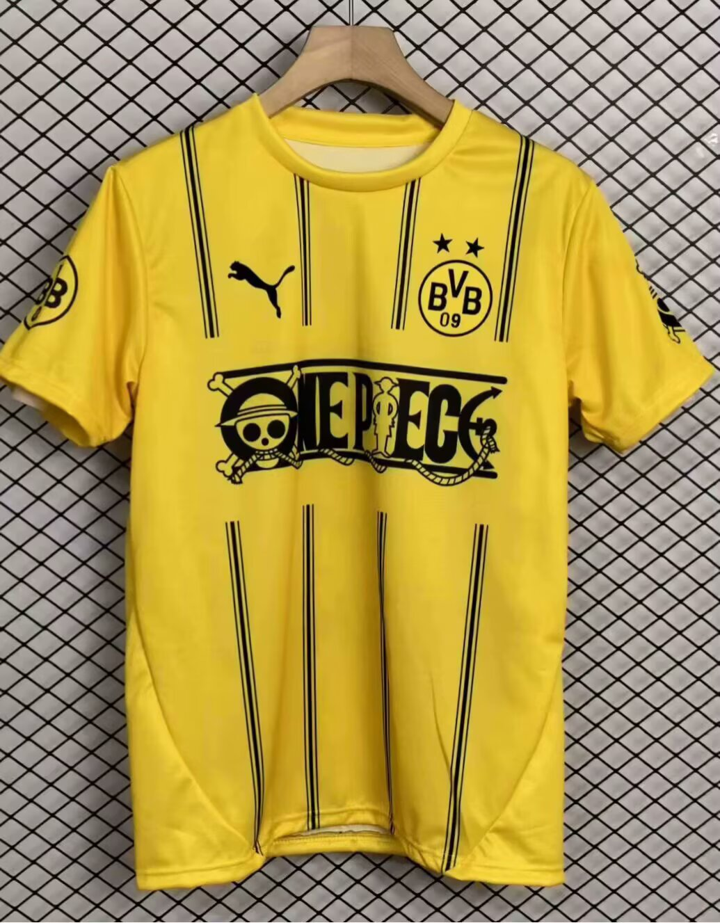 Camiseta deportiva retro S M L XL XXL/Dortmund One Piece edición conjunta 2025/ - Imagen 8 de 11