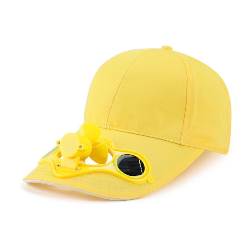 Baseball Cap Hut mit Solar Ventilator kreative Basecap Kappe Sommer Schirmmütze - Bild 22 von 22