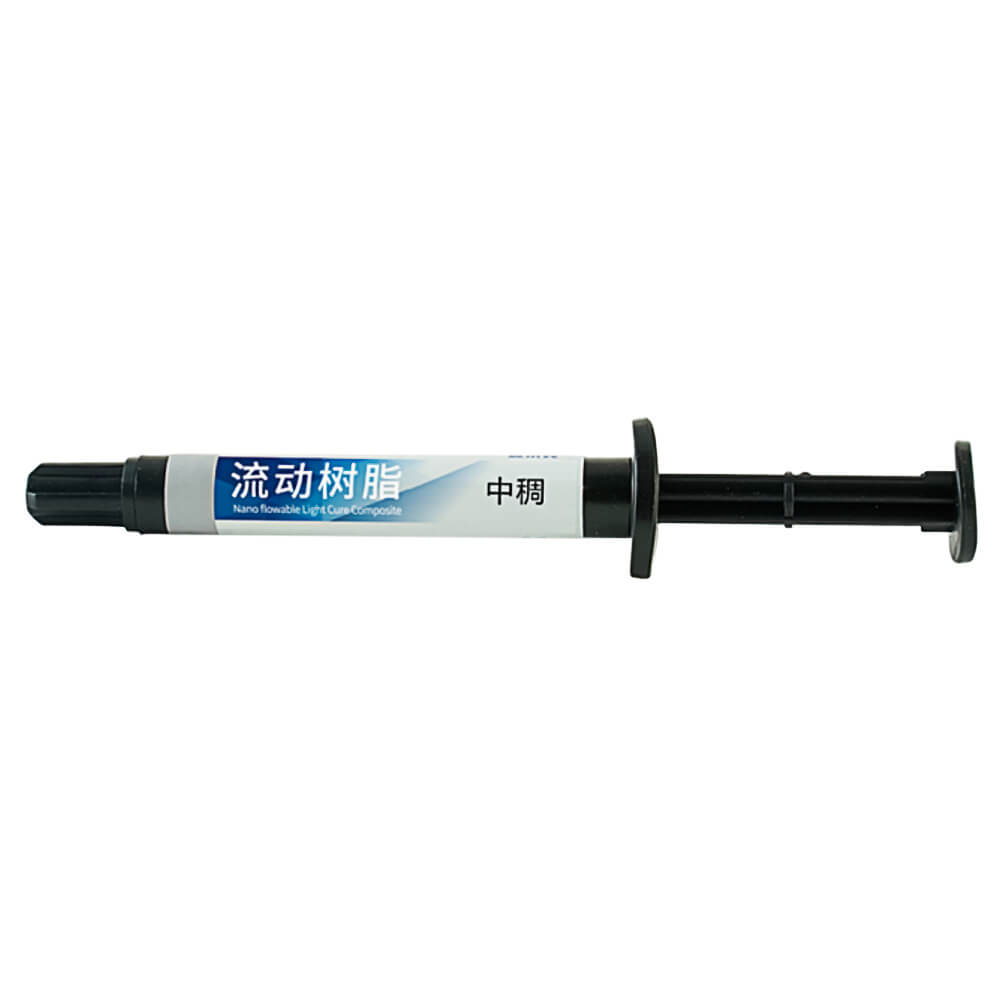4 Shades Dental Medium Flow Light-Cure Composite Resin 3g Syringe