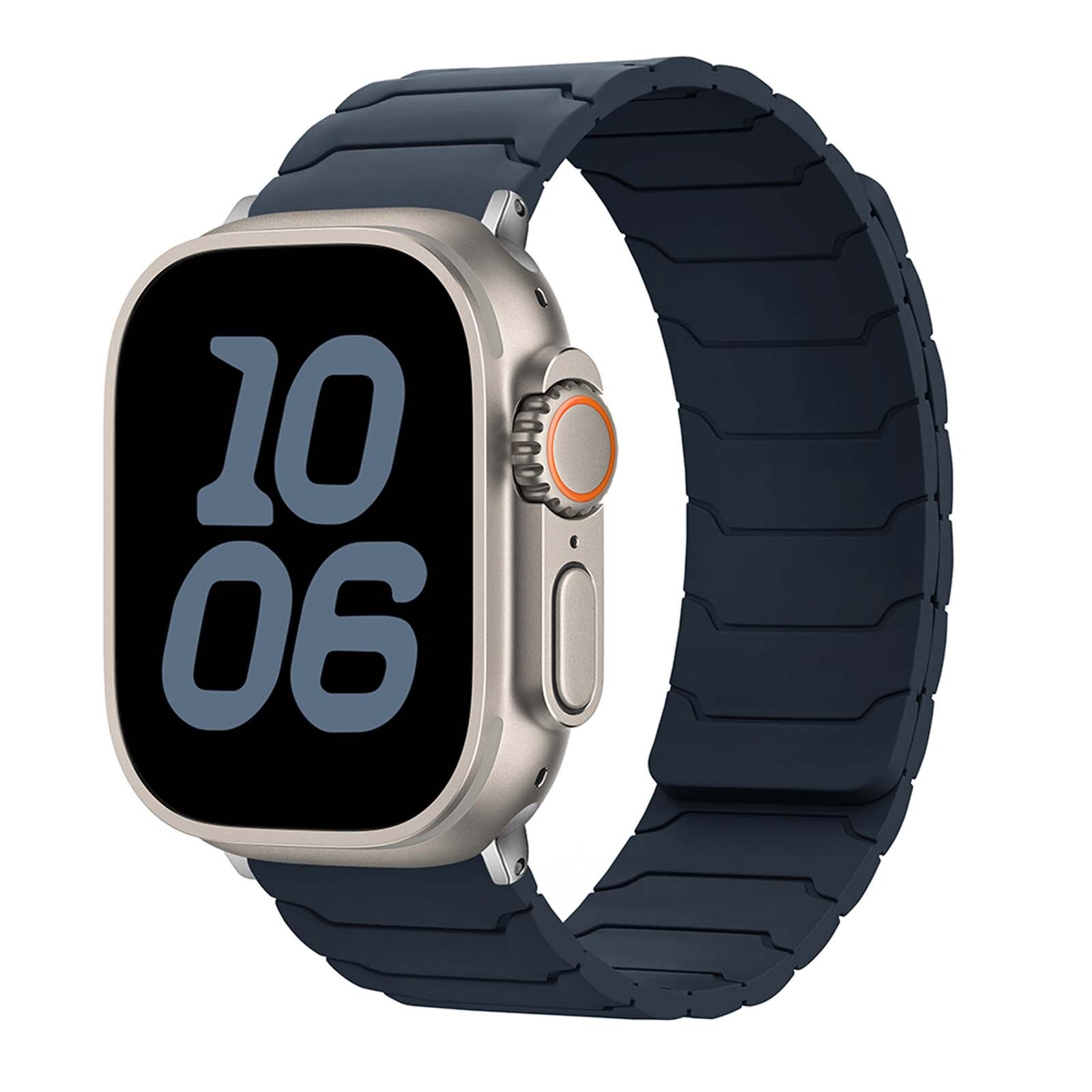 Magnetic Sports Band For Apple Watch Ultra2 10 9 8 7 6 5 38-49MM Silicone Strap - Zdjęcie 27 z 34