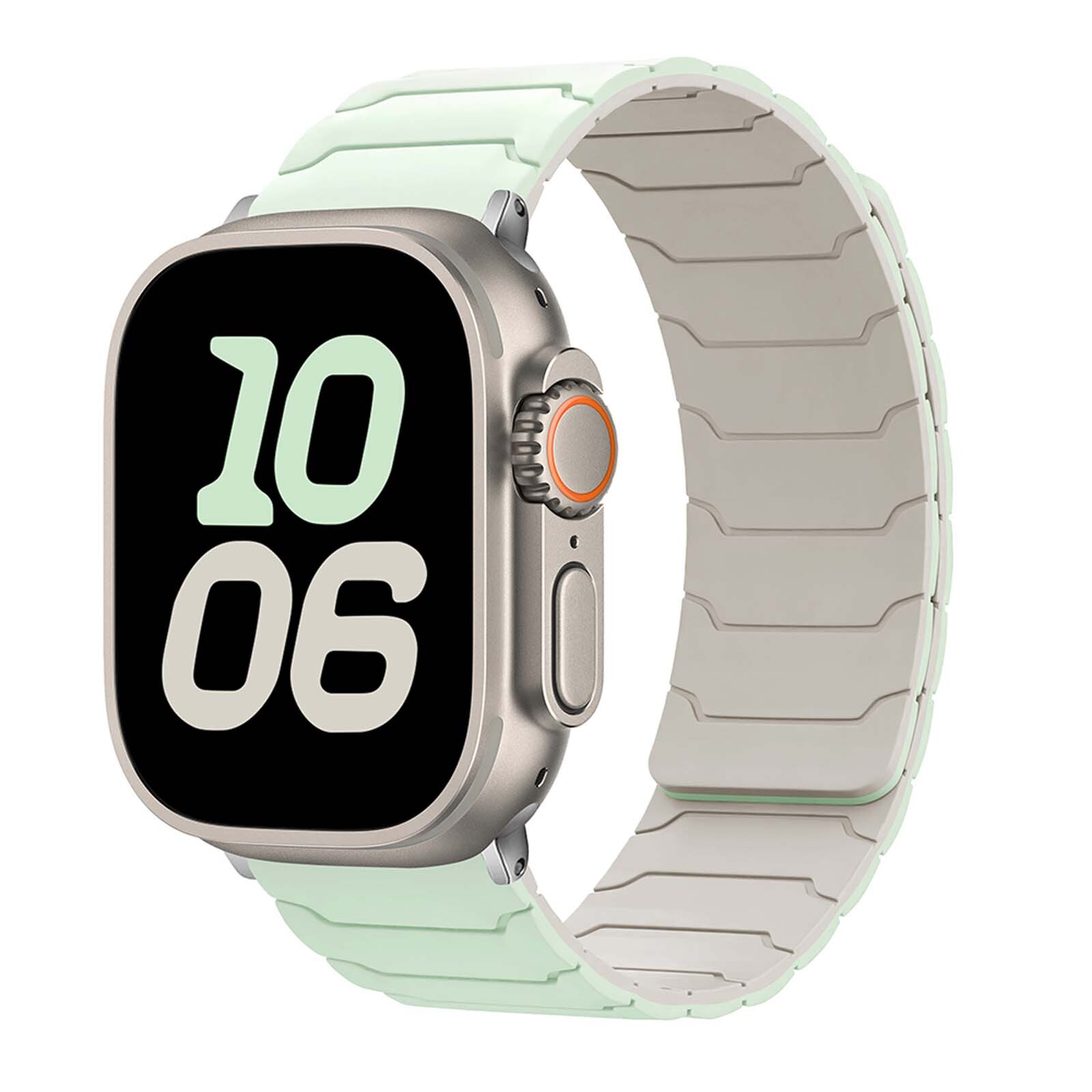 Magnetic Sports Band For Apple Watch Ultra2 10 9 8 7 6 5 38-49MM Silicone Strap - Zdjęcie 30 z 34