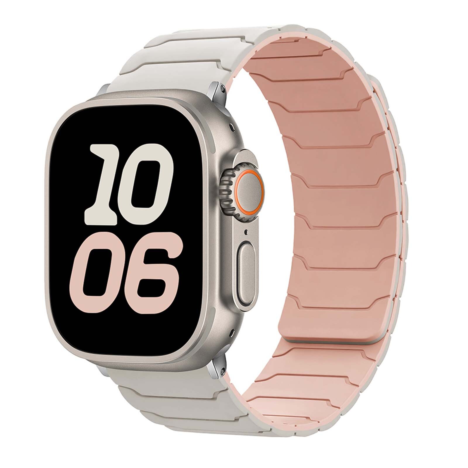 Magnetic Sports Band For Apple Watch Ultra2 10 9 8 7 6 5 38-49MM Silicone Strap - Zdjęcie 24 z 34