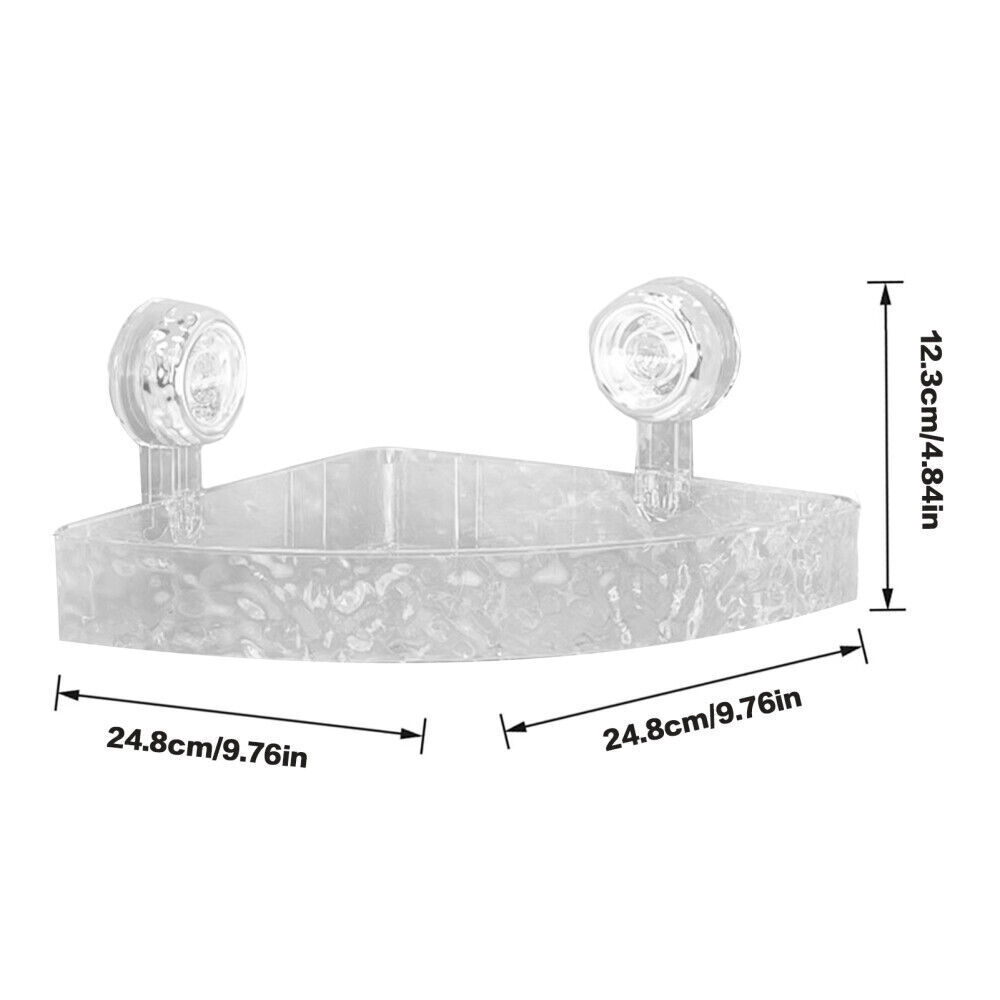 Bathroom Suction Cup Caddy Strong Load-bearing Capacity Rack Storage Shelves