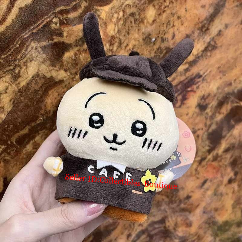 Chiikawa Hachiware Coffee Shop Serie Usagi limitiert Plüschpuppe Schlüsselanhänger Geschenk - Bild 8 von 8
