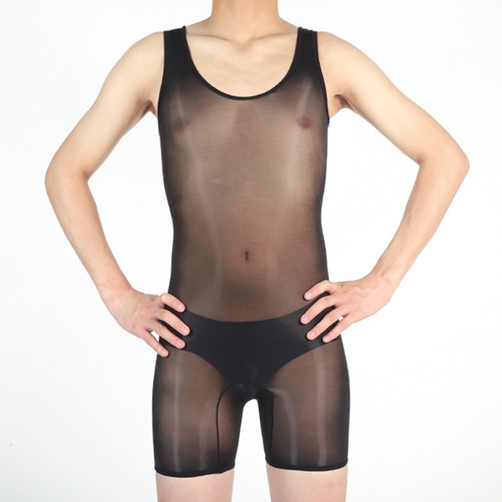 Pigiama uomo lingerie sexy alto elasticizzato tessuto nylon stile sexy - Foto 25 di 63
